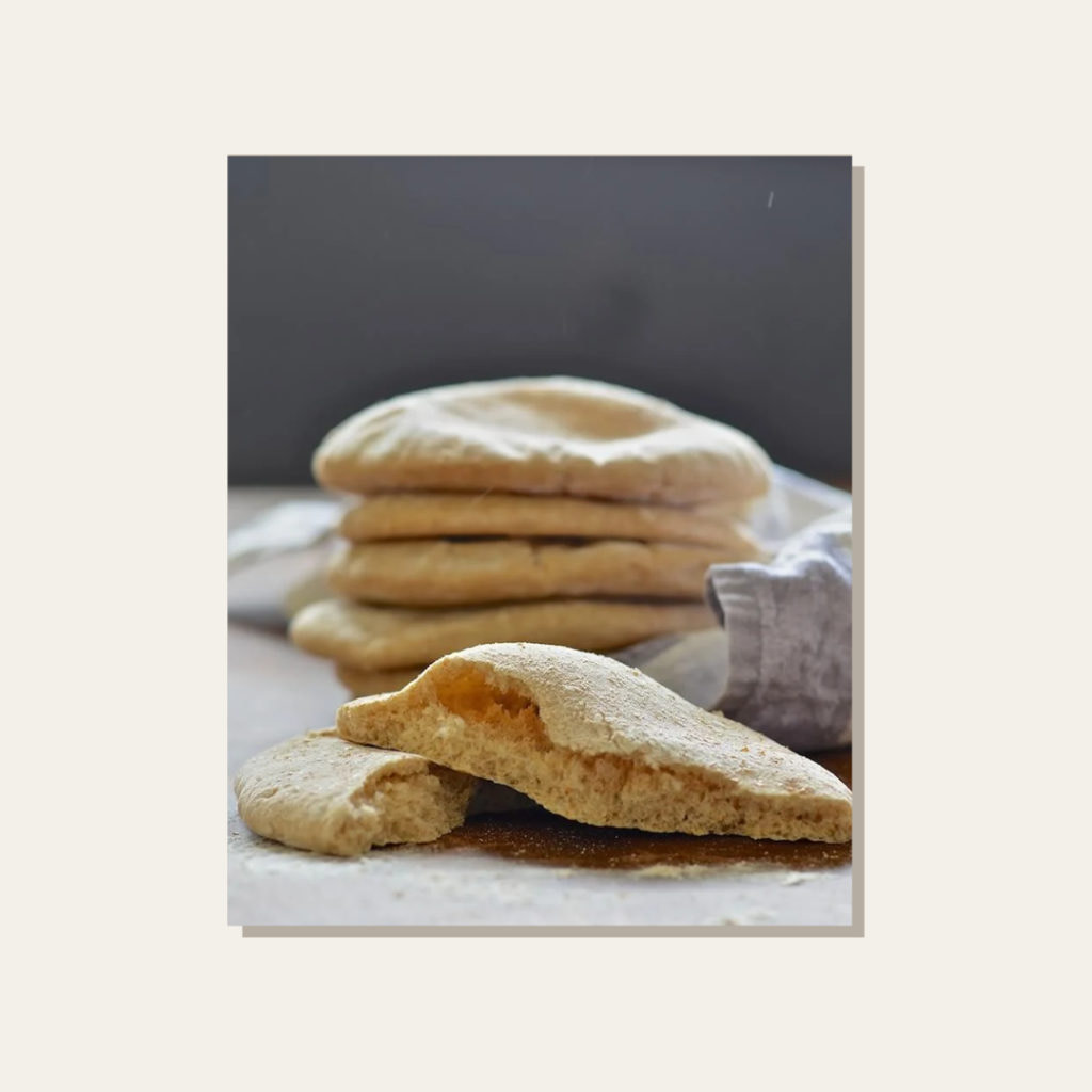 Pita bread from A Virtual Vegan