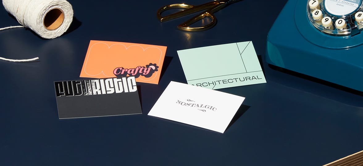 Business card designs in bulk