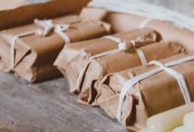 Packages and candles
