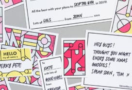 Holiday MOO cards