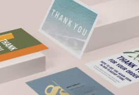 4 thank you card designs