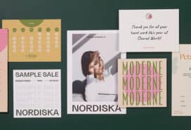 Various Postcard designs for brands