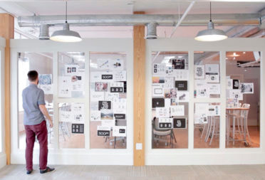 Man working inside the 500px office