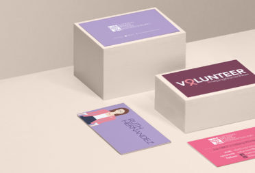 National Breast Cancer Foundation nonprofit business cards by MOO