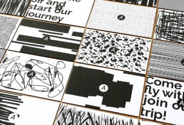 Black and white business cards