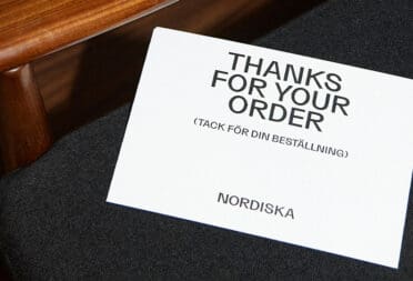 Thank you for your order card.