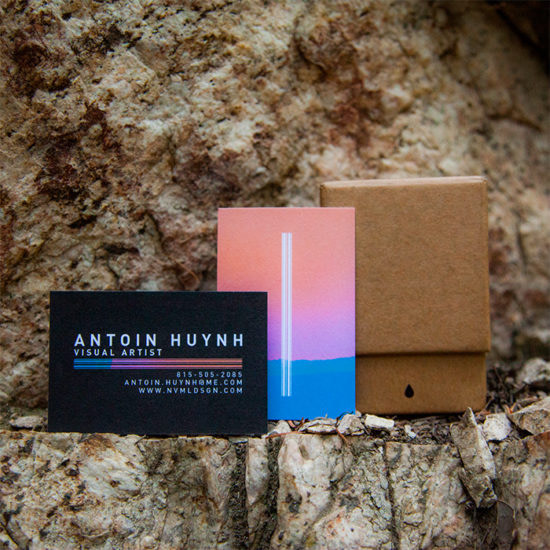 Antoin Huynh cotton business cards