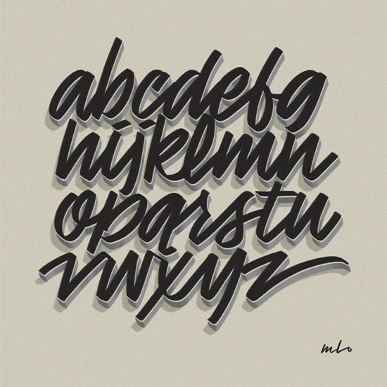 Designer Mike typography art