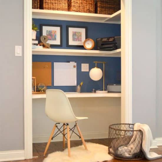 Closet office