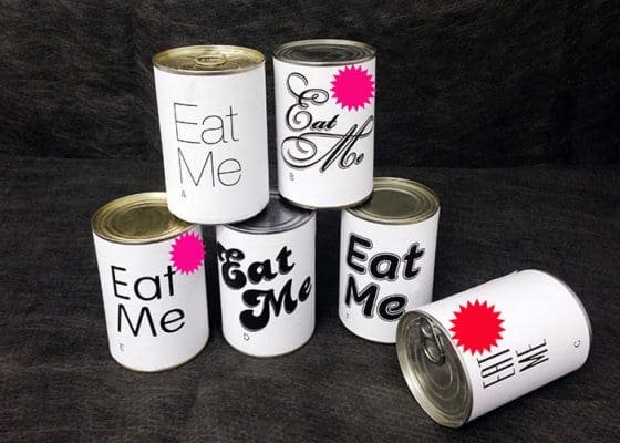 Eat me cans