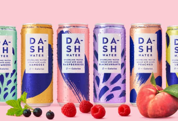 DASH water collection of carbonated, fruity drinks
