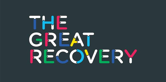 The Great Recovery logo by Sophie Thomas