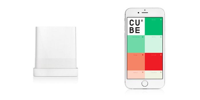 Palette application Cube on a smart phone