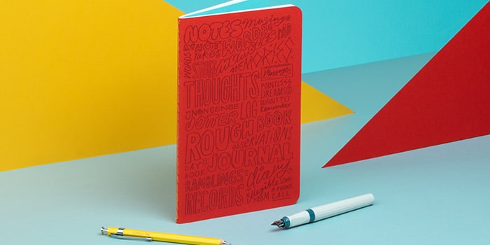 Red Kate Moross notebook