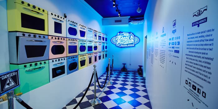 Johnny Cupcakes in Store Ovens