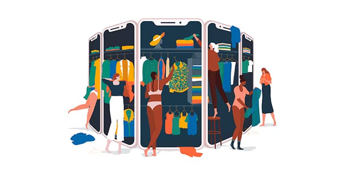 Alice Mollon illustration for Vogue