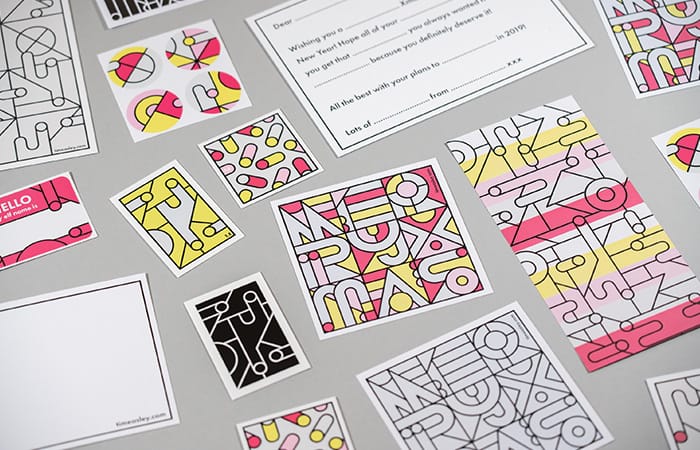 Tim Easley postcards and business cards