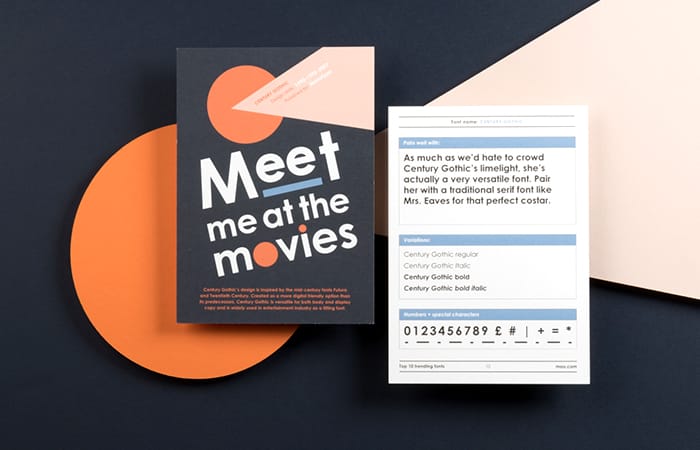Fonts for printing Business Cards
