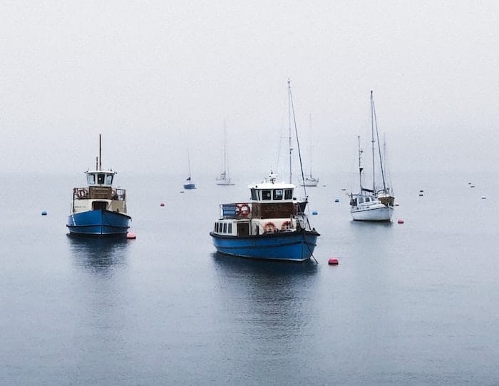 Photo of fishing boats by Hamish Kale