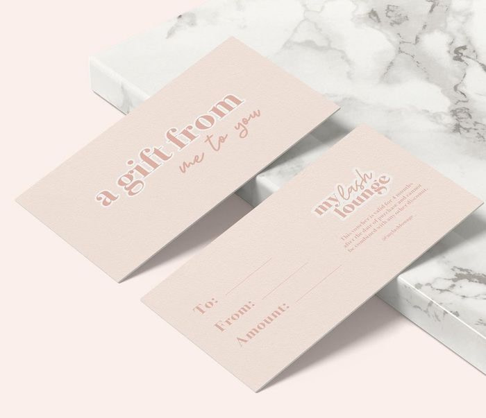 Lash Lounge gift cards by the Social Collective Agency