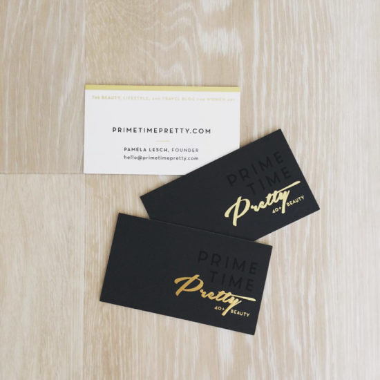 Gracious Brands Gold Foil Business Cards