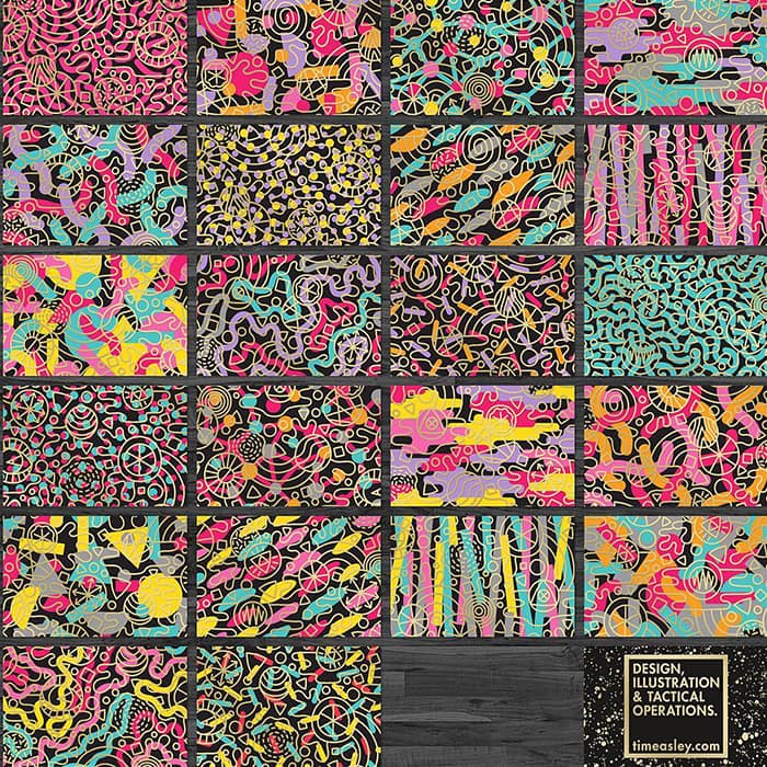Various designs by Tim Easley with Printfinity