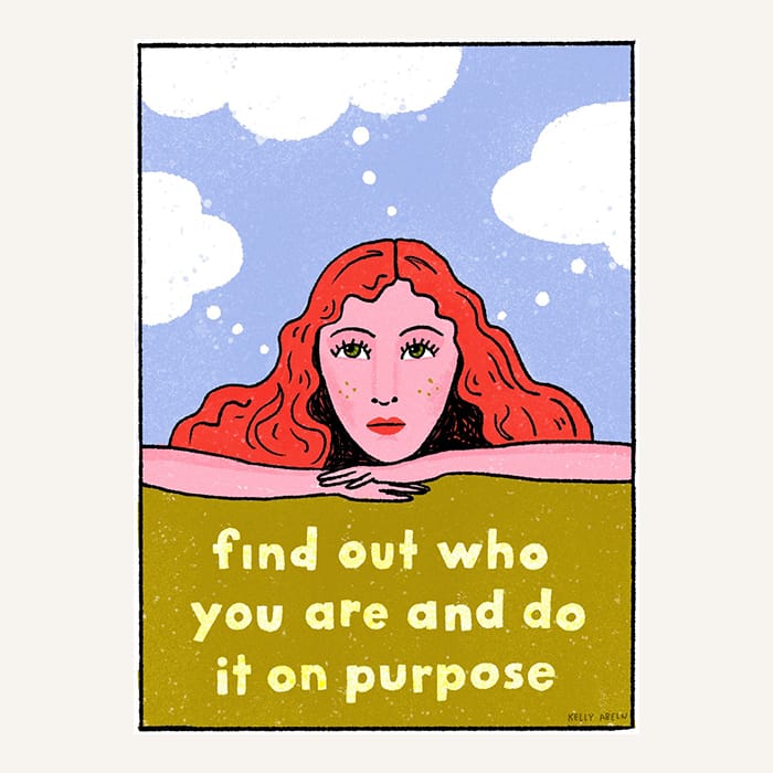 Kelly Abeln illustrated Dolly Parton quote
