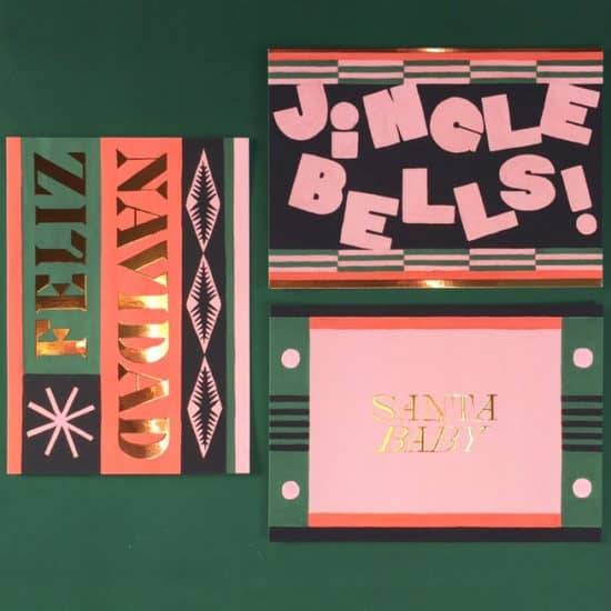 Holiday card design by Sabine Van Vessem