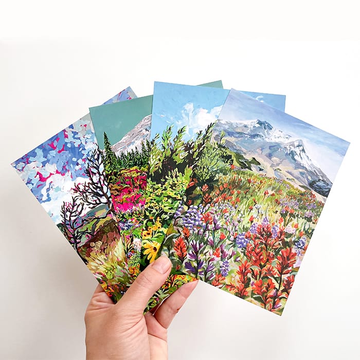 Anisa Asakawa landscape and mountain cards