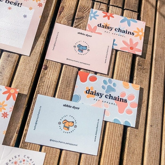 Daisy Chain branded materials Lucy's Logos
