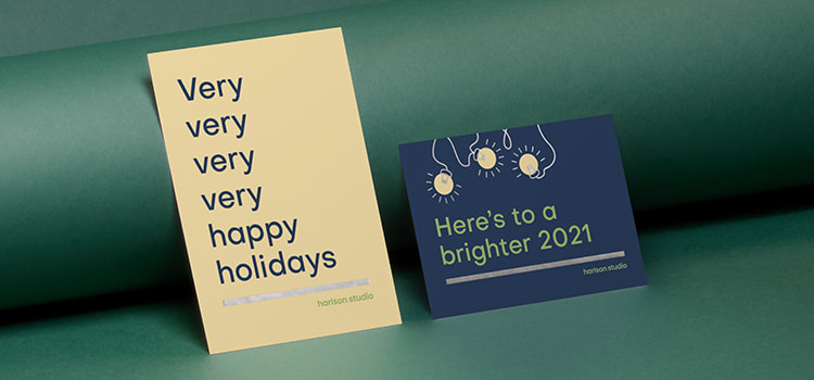 Holiday postcards for businesses