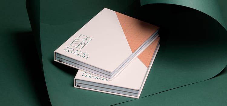 custom notebooks with 2 colors