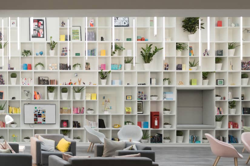 The new London HQ library area